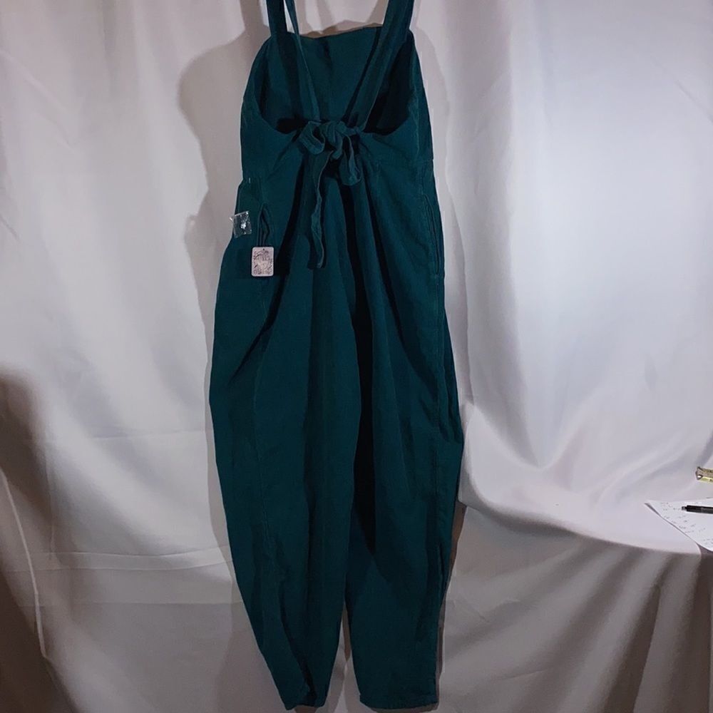 Free People Josephine Cord Jumper in Ocean Blue - Picture 6 of 9
